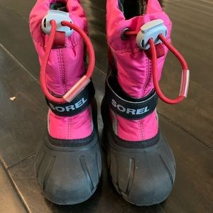 Sorel Flurry Weather Resistant Snow Boot Girls Pink